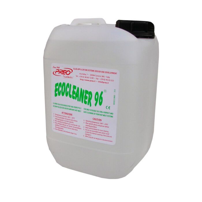 Ecocleaner Liquido per pulizia vasca incollaggio a caldo Preo