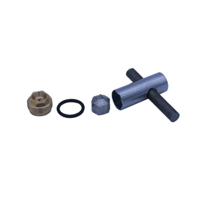 OGS.01.122930 OGS.01.119289 Kit Kit Completo  Ugello Ø 0,3 mm, 0,4 mm 0,5mm, Ghiera  S/SP , OR interno flangia, chiave,compatibile, robatechKit Completo  Ugello Ø 0,6 mm, Ghiera  S/SP , OR interno flangia, chiave,compatibile, robatech
