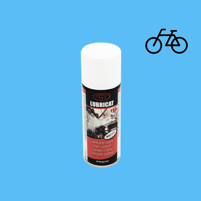 LUBRICAT Olio Spray Lubrificante catene bici Idrorepellente Non contiene solventi Contiene P.T.F.E. Lunga durata accessori spray bici e moto